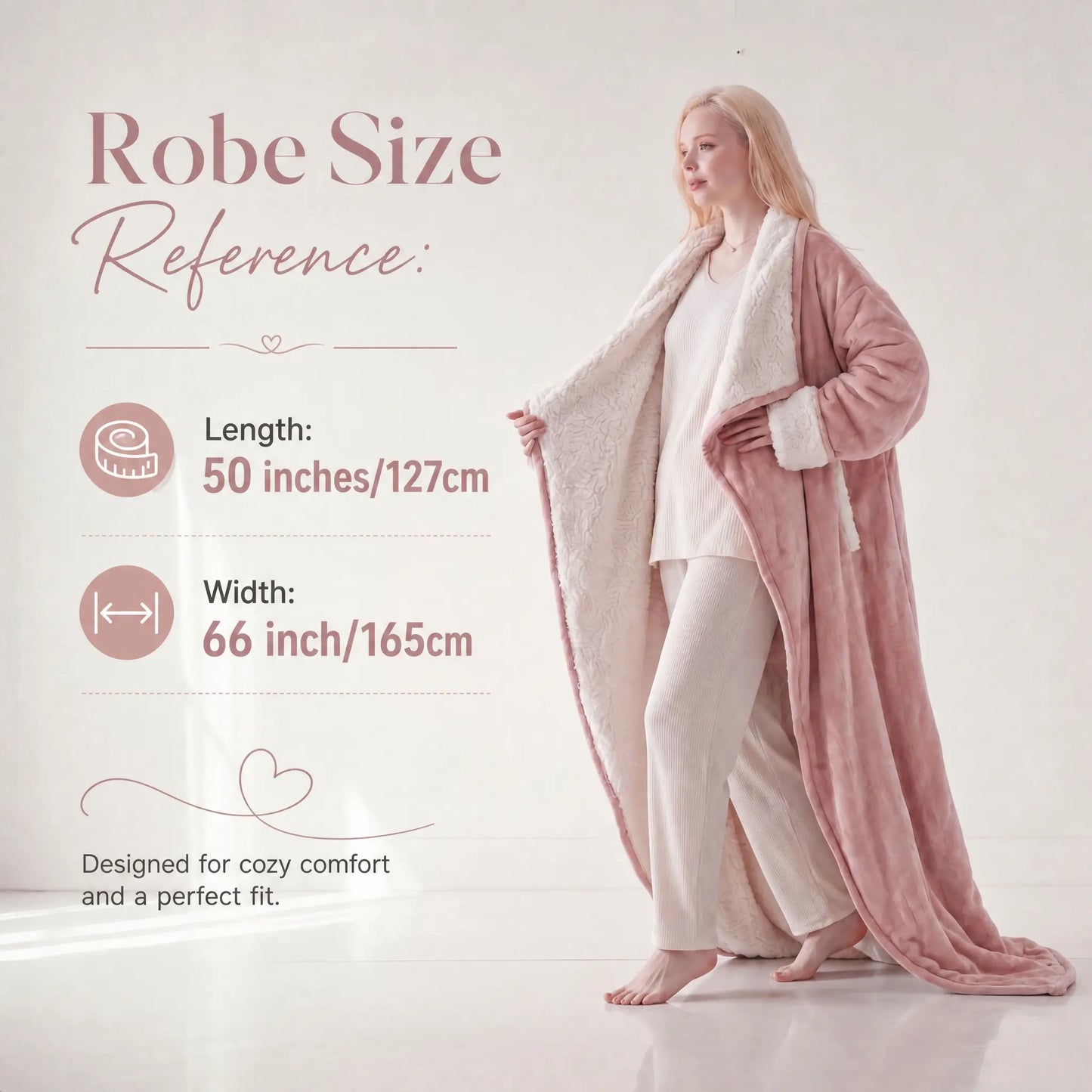 Cosybay Wearable Blanket Robe, Double-Sided Plush Flannel & Sherpa Lined Wrap Blanket with Back Pocket, Cozy Warm Wearable Throw Blanket for Lounging, Perfect Gift for Halloween Costume, 50X66Inch #Halloweenfinds #Tiktokshopbacktoschool #Dormtour
