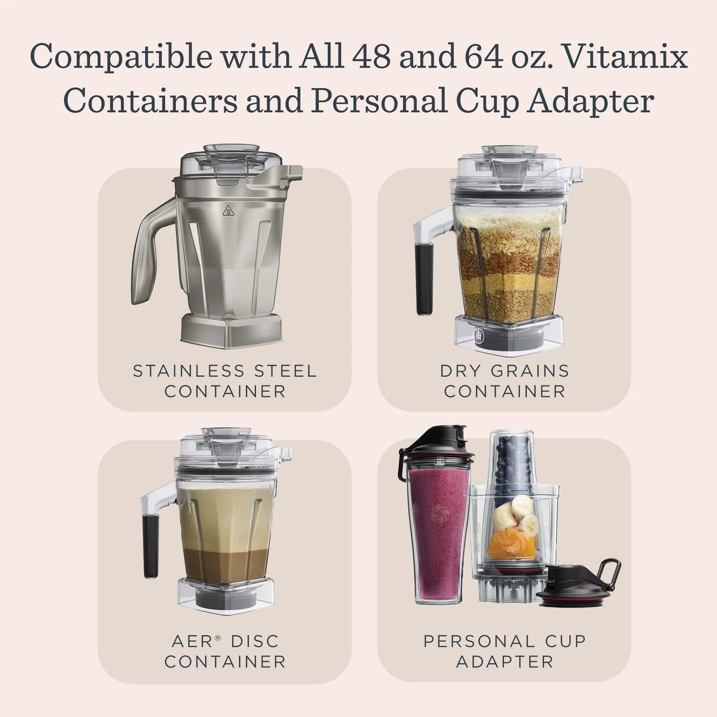 Vitamix VX1 Blender, 64 Oz Classic Container, Stainless-Steel Blades, 10-Speed, Self-Cleaning, Professional-Grade, Black